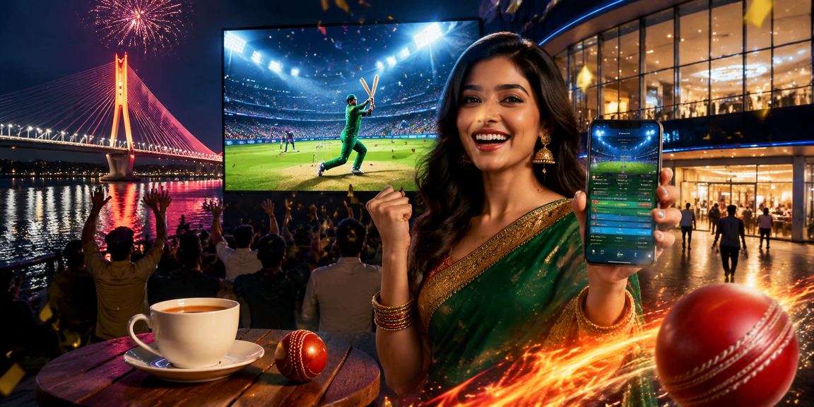 A young user enjoying cricket betting in Barishal