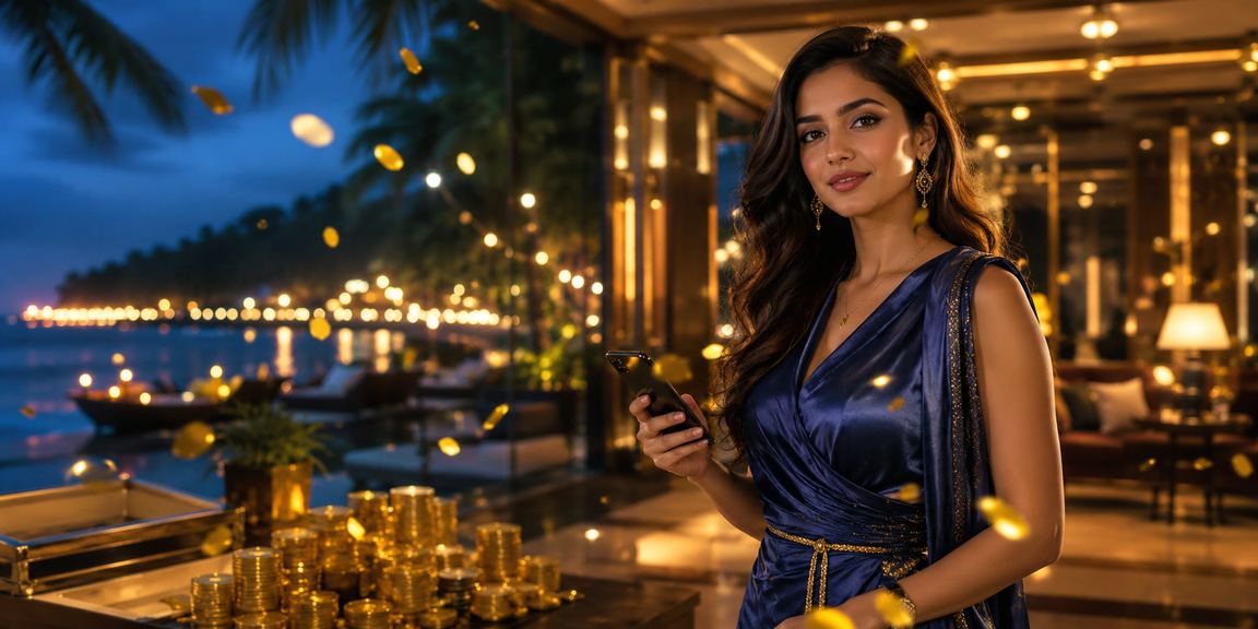 কক্সবাজার সমুদ্র সৈকতের পটভূমিতে tk988 গেমস উপভোগ করছেন একজন খেলোয়াড়