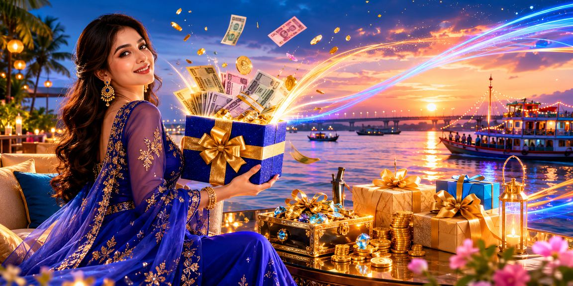 A joyful cashback bonus celebration on the beautiful coast of Khulna